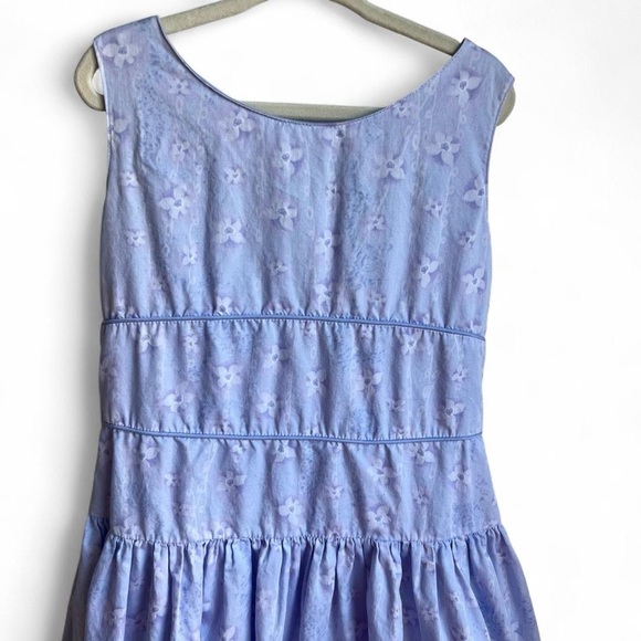 American Girl Kids Light Blue Floral Dress - 7 - Picture 2 of 8